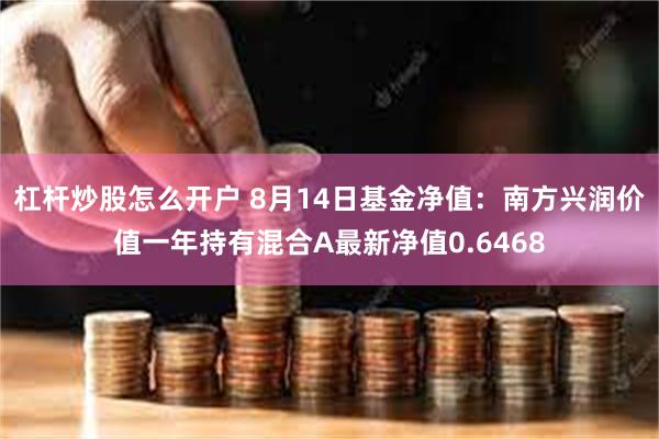 杠杆炒股怎么开户 8月14日基金净值：南方兴润价值一年持有混合A最新净值0.6468